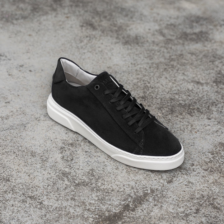 Kea Base Negru Piele întoarsă sneaker