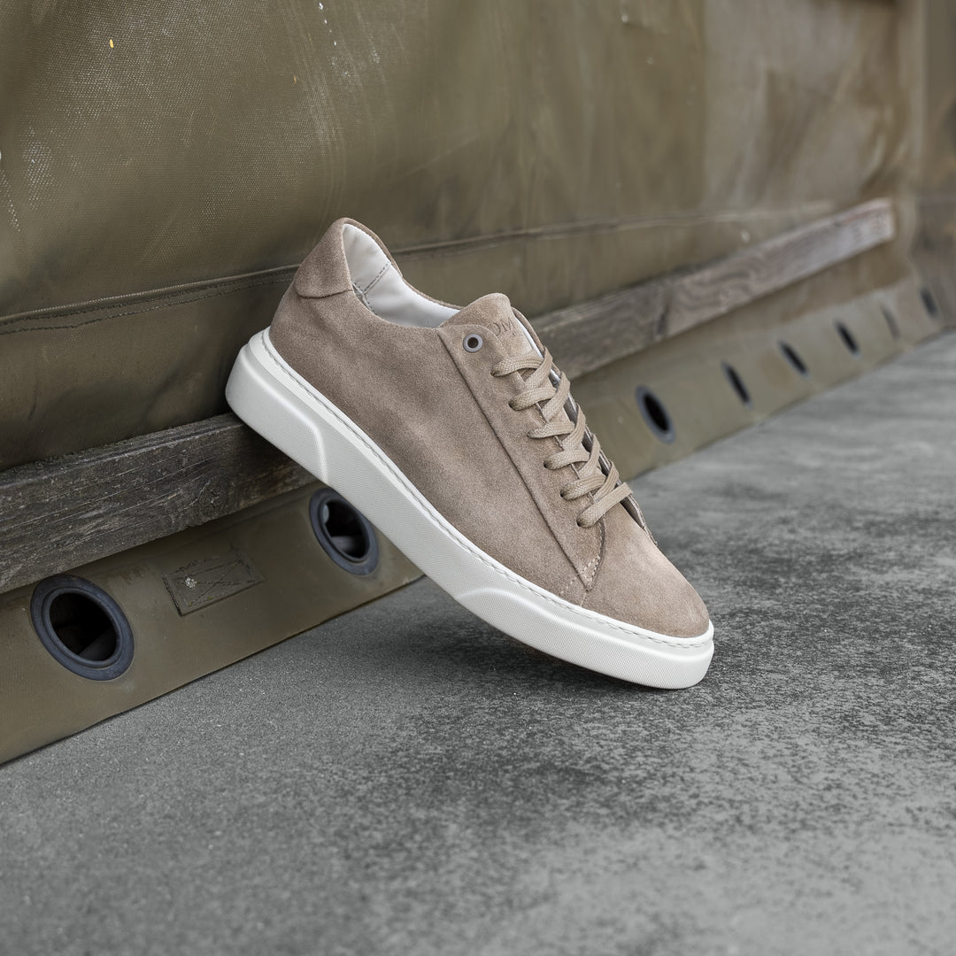 KEA BASE taupe Suede sneaker
