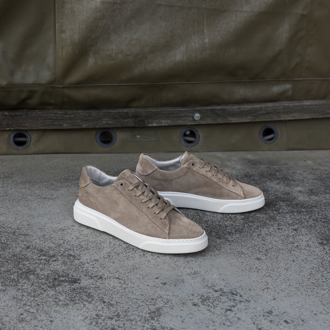 KEA BASE taupe Suede sneaker