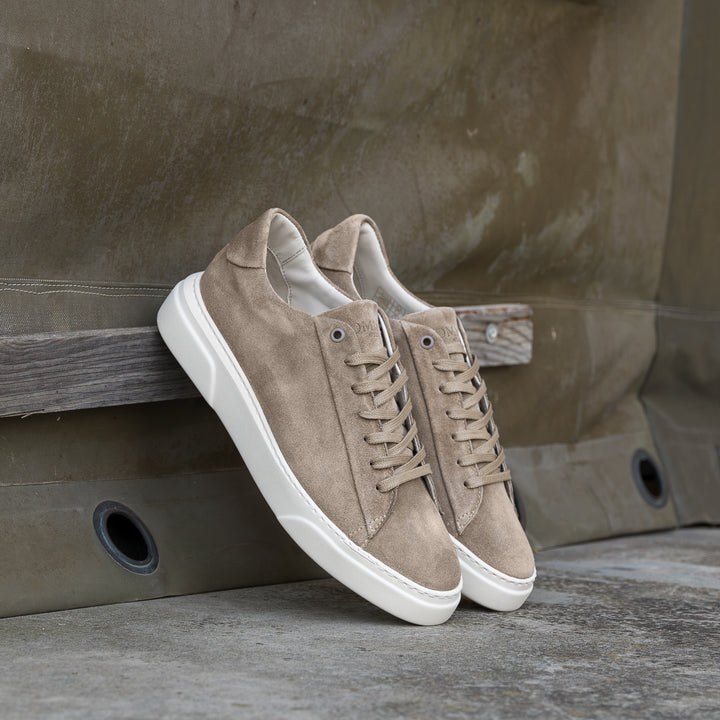 KEA BASE taupe Suede sneaker