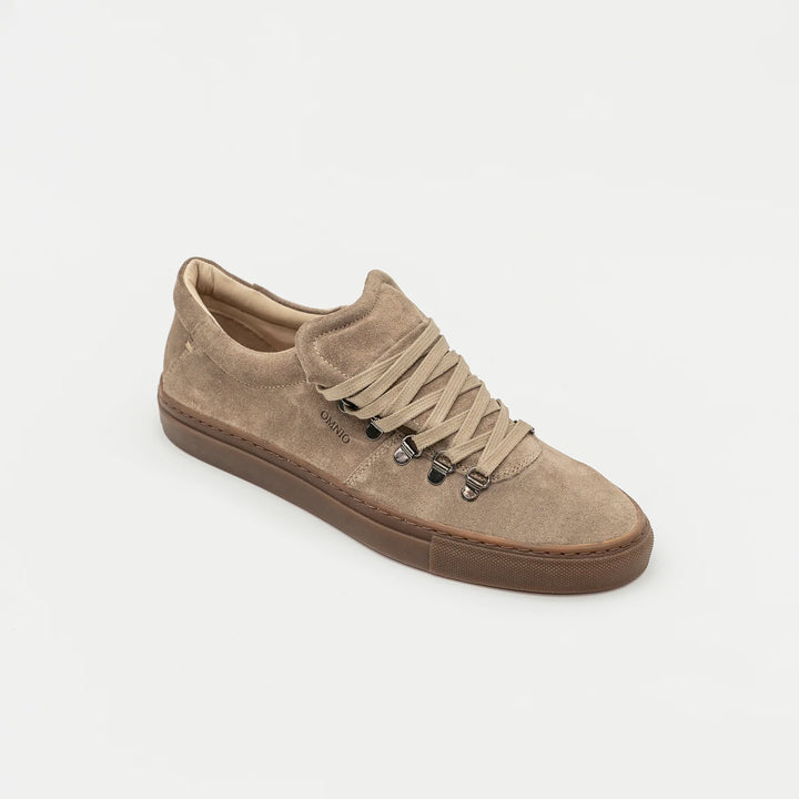 VENETO MONTE taupe Suede sneaker