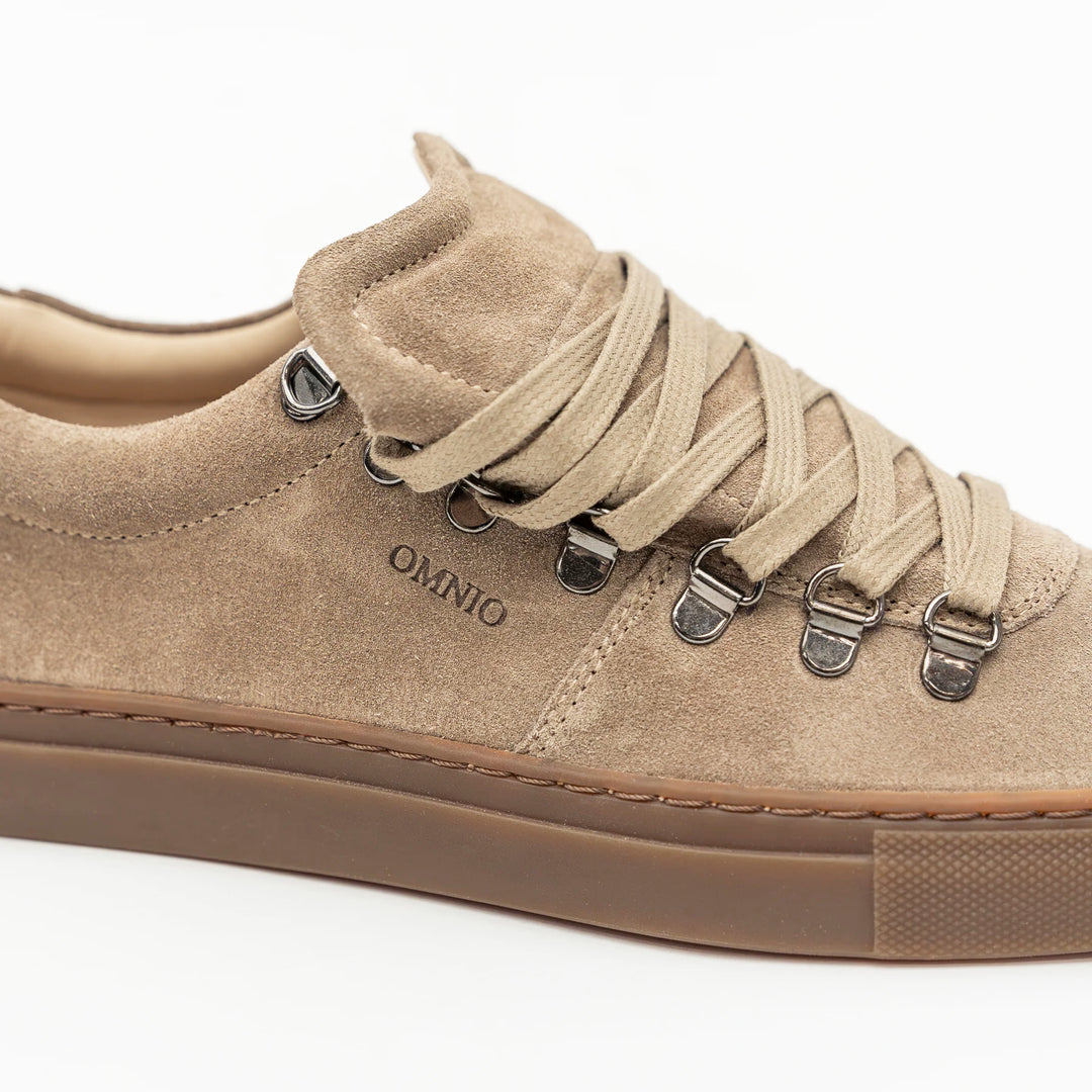 VENETO MONTE taupe Suede sneaker