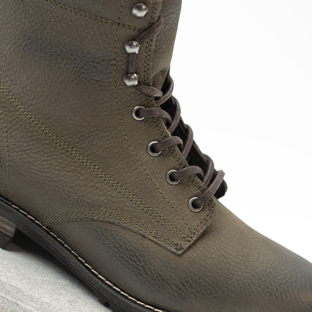 GORDON MID BOOT olívazöld nubuk csizma