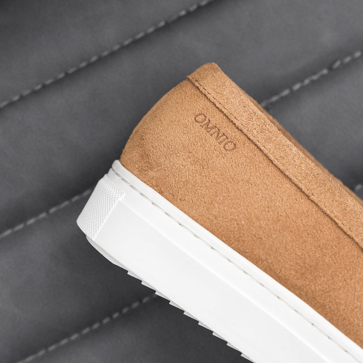 MALTON LOAFER Konyakbarna velúr