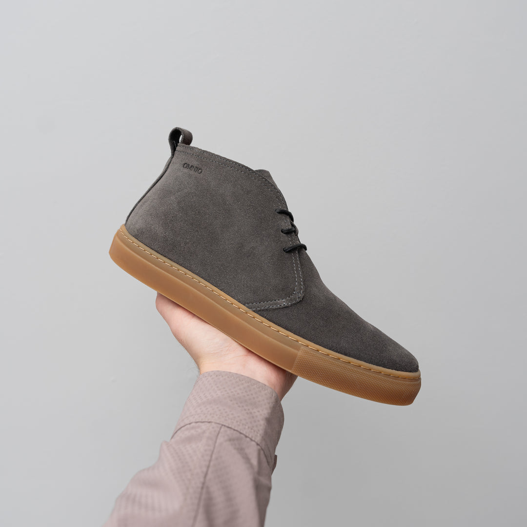 VENETO CHUCKA BOOT füstszürke Suede csizma
