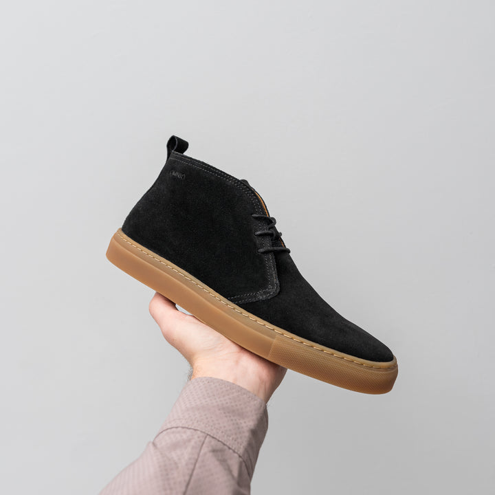 VENETO CHUCKA BOOT fekete Suede csizma