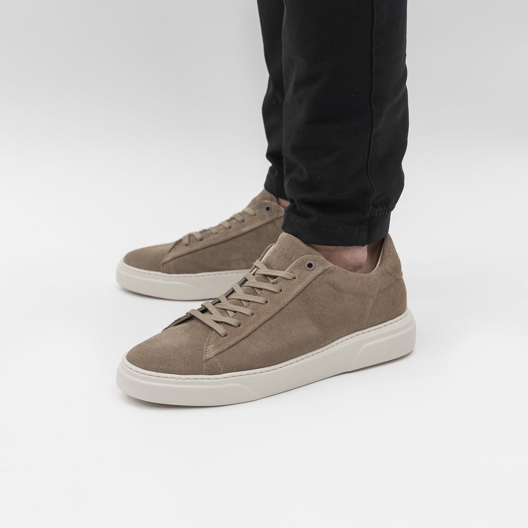 KEA BASE taupe Suede sneaker
