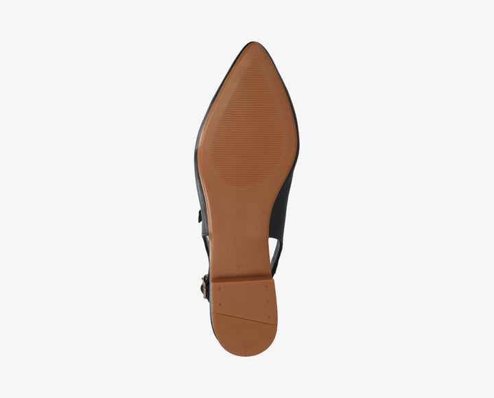 Duna fekete slingback