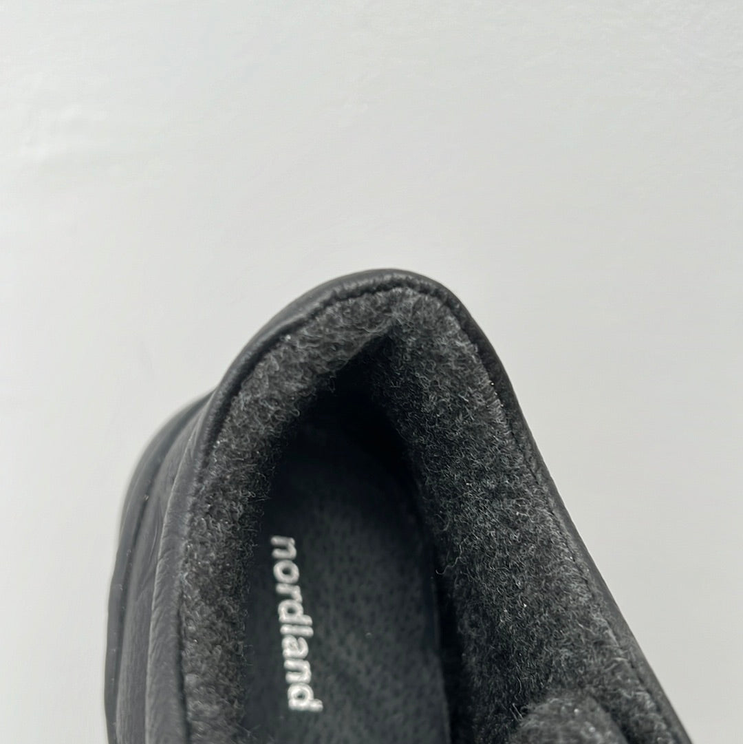 ALLIN ALPINA MID fekete bőr sneaker