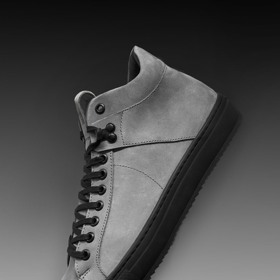 SORREN MID szürke nubuk sneaker