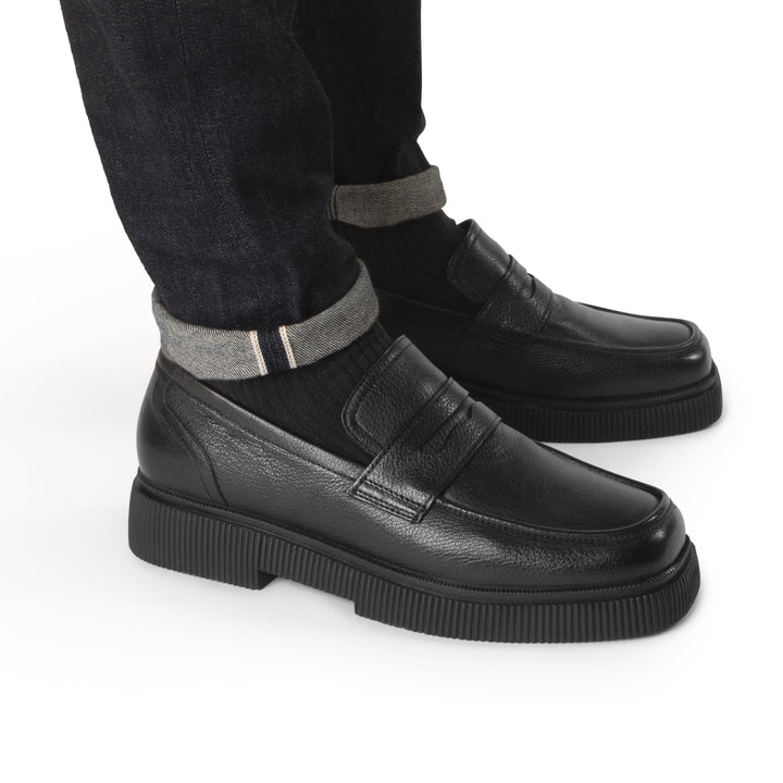 FRAZEL LOAFER fekete bőr