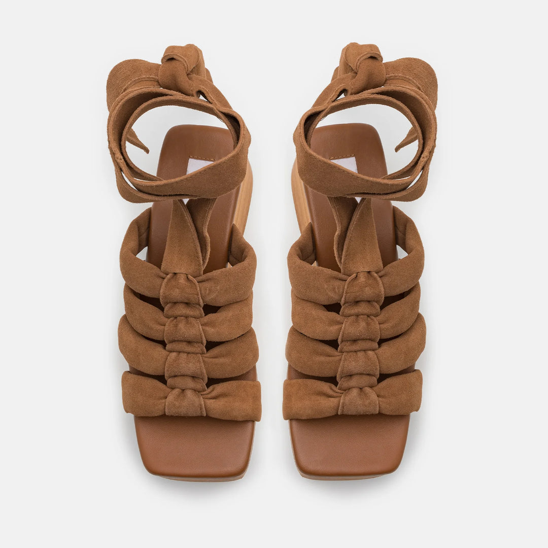 JAZZ SANDAL Tan bőr szandál