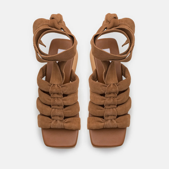 JAZZ SANDAL Tan bőr szandál