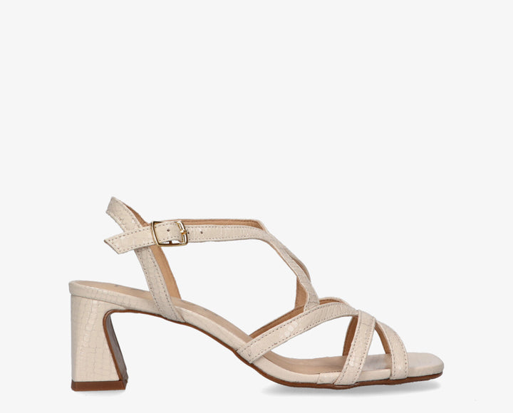 KATYA SANDÁL Ekrü Bőr