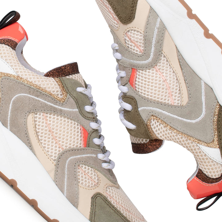 CIBEL SNEAKER Szarvasgomba/Fehér