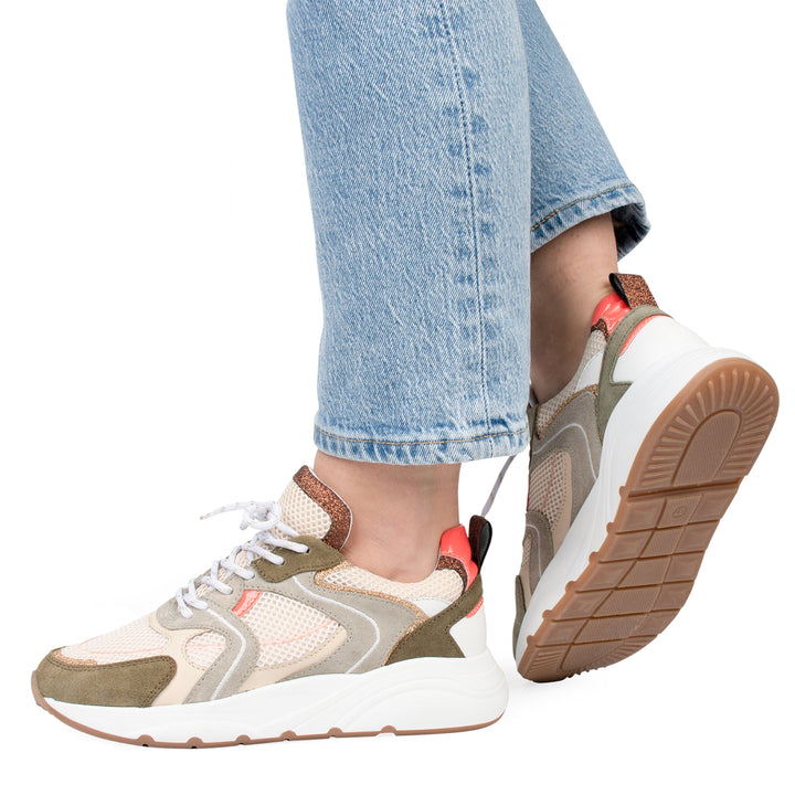CIBEL SNEAKER Szarvasgomba/Fehér