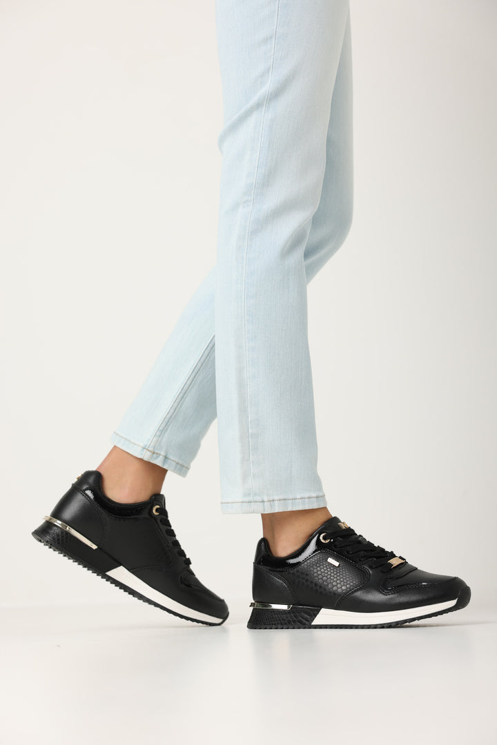 FLEUR SNEAKER Fekete