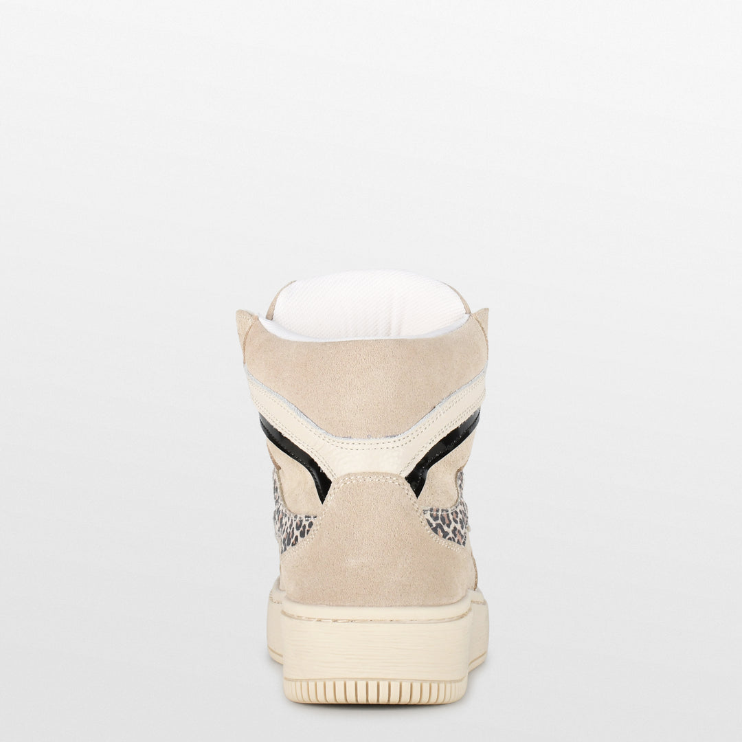 ESQUIMO HIGH SNEAKER Homok/Fekete Leopard