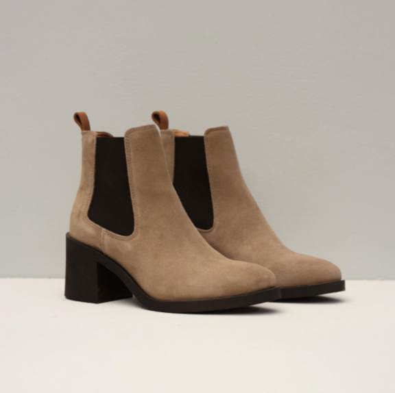 MILLEY CHELSEA BOOT Taupe Velúr