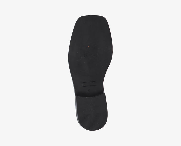 XANTHE SLINGBACK fekete bőr