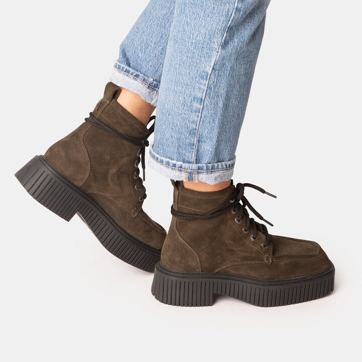 BENNET BOOT U.Green Suede csizma