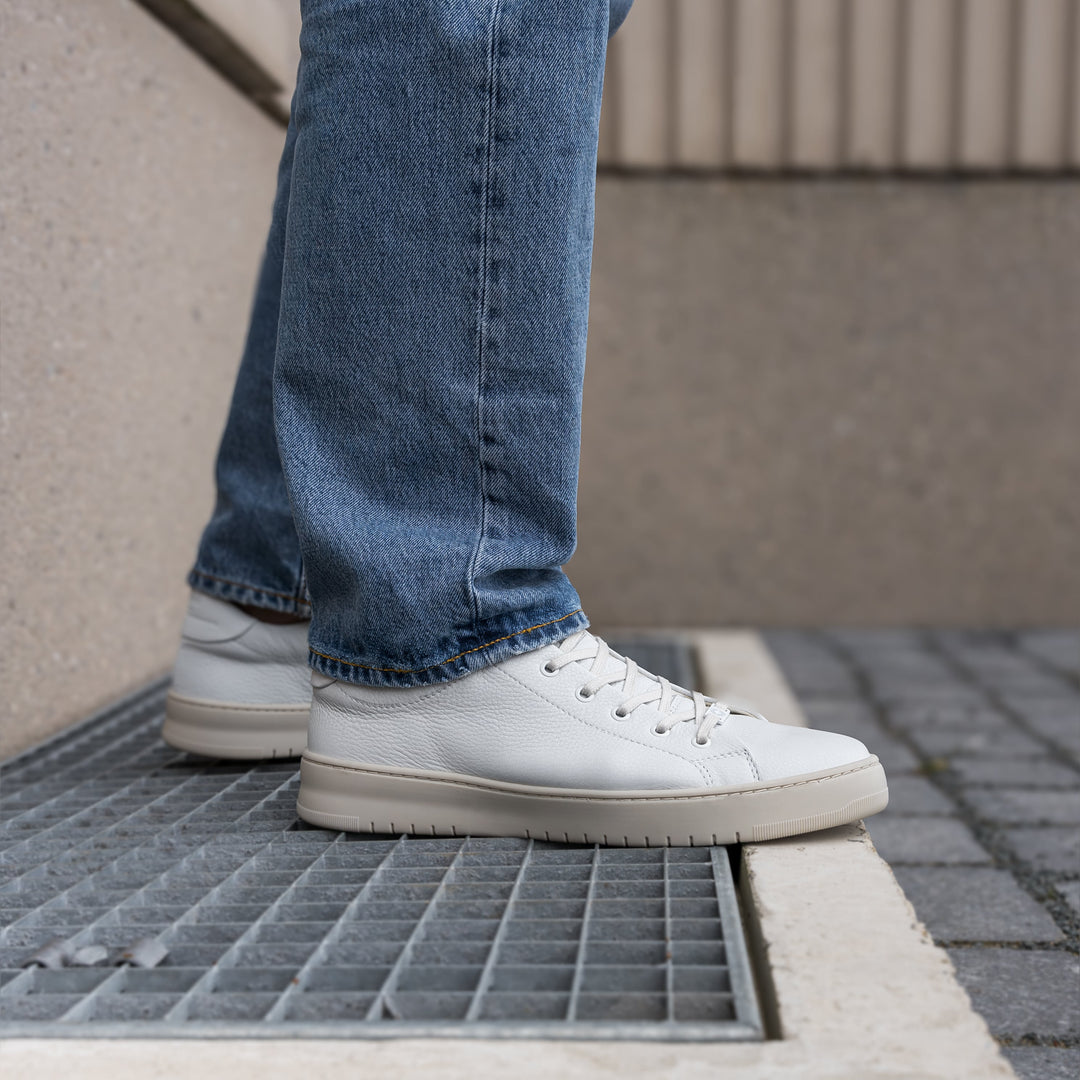 BENNET CITY LOW Fehér Bőr