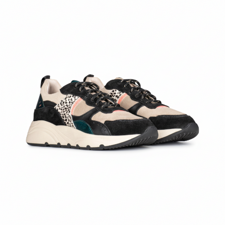 Cibel fekete kombinált sneaker