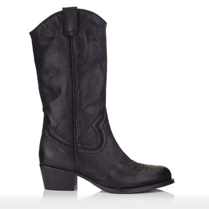 Dulce No Padding mid boot negru csizma