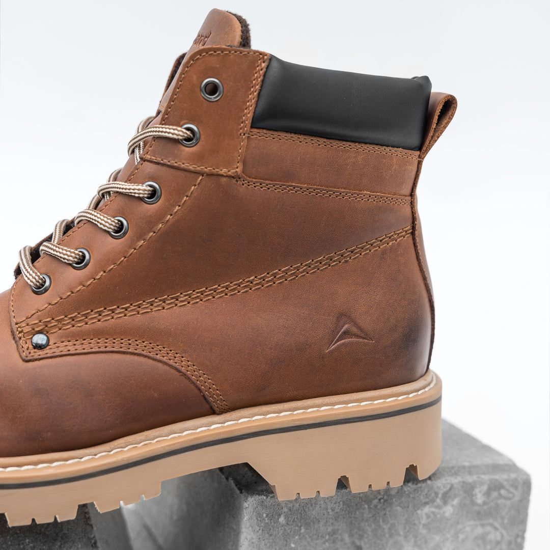 NEW THUNDER BOOT Tan bőr csizma