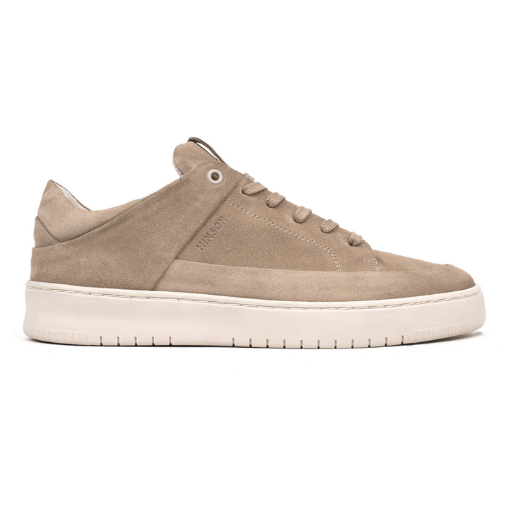 BENNET P4 LOW Sand ( Lt taupe) Suede sneaker