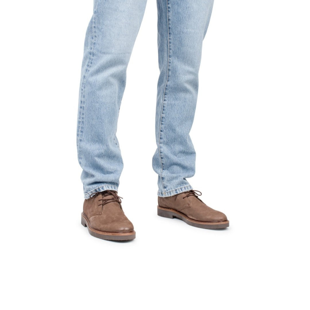 Hudson fűzős csizma, barna