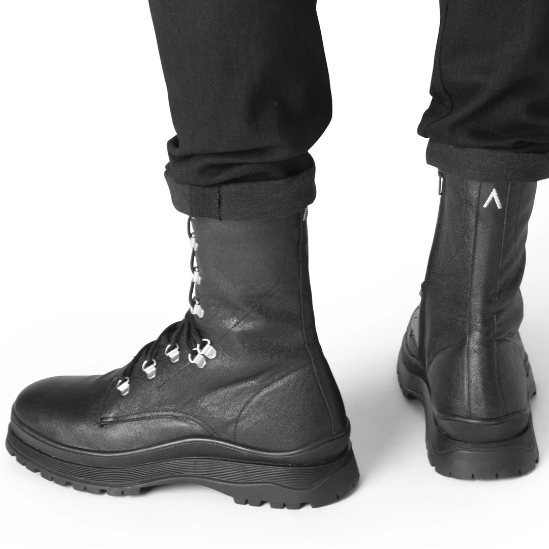 LAUREL BOOT fekete bőr