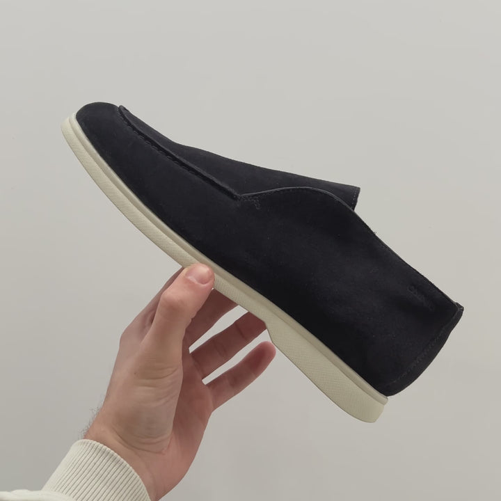 ACE MOC BOOT Dk kék Suede csizma