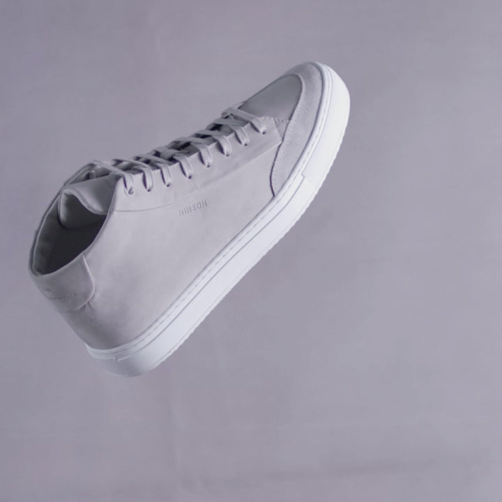 SORREN SINNET HIGH világosszürke bőr nubuk sneaker