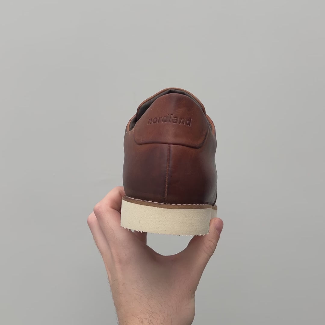 RAVAL Tan bőr sneaker