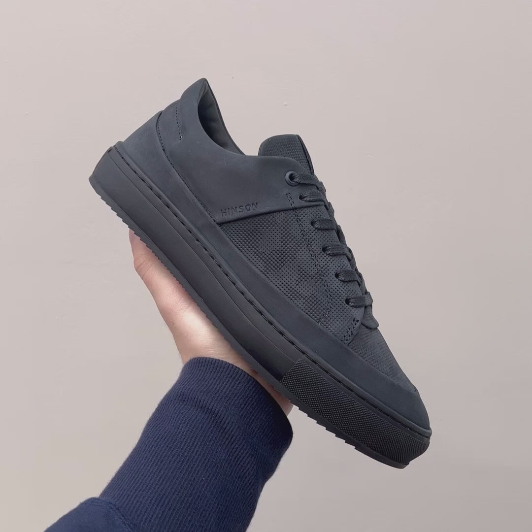 SORREN P3 LOW MS Dk kék Embossed sneaker
