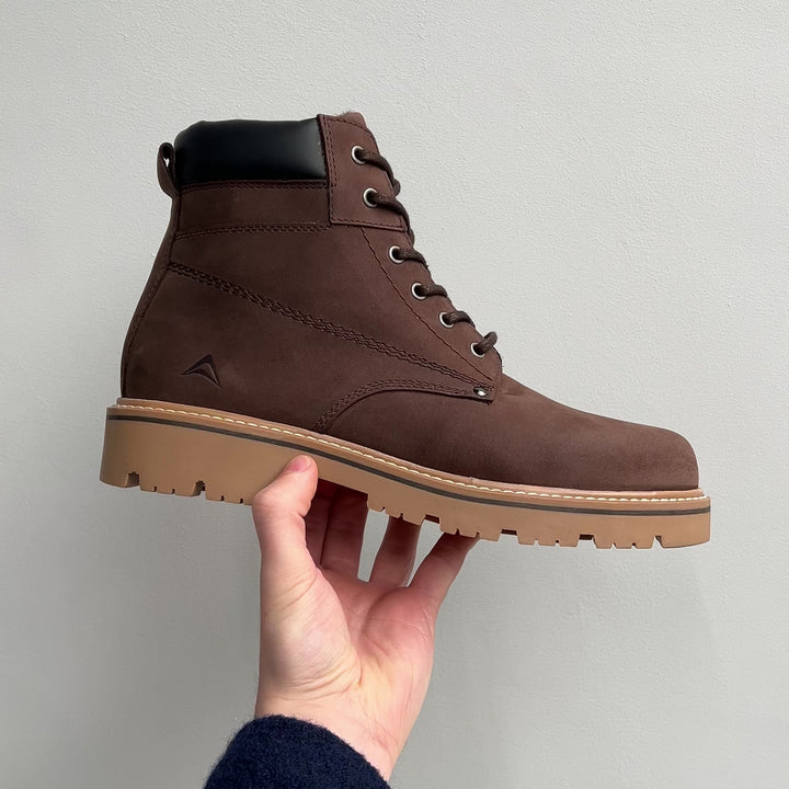 NEW THUNDER BOOT barna Oil nubuk csizma