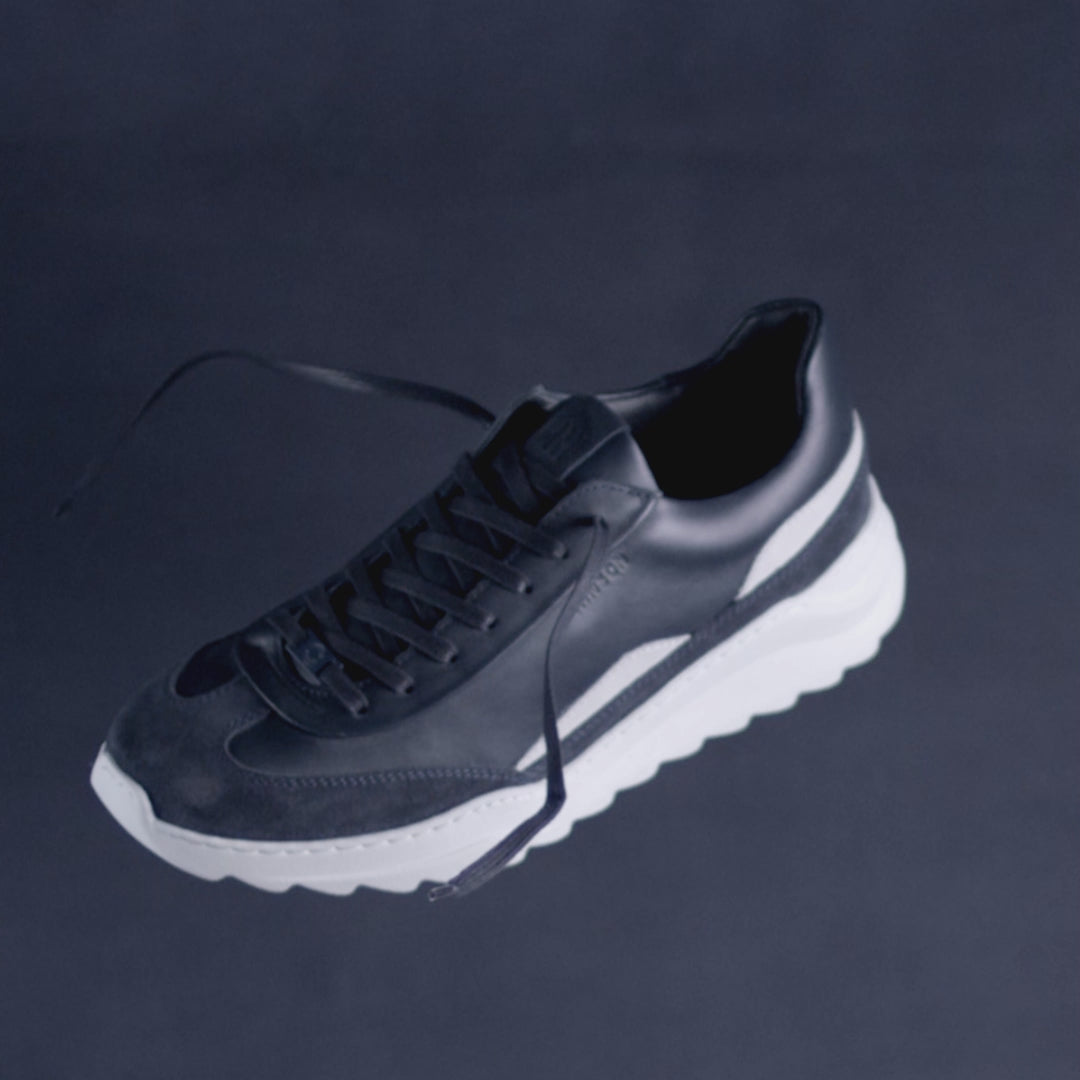 VIITOR TRACK LOW Dk kék/fehér kombinált sneaker