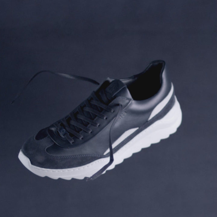 VIITOR TRACK LOW Dk kék/fehér kombinált sneaker