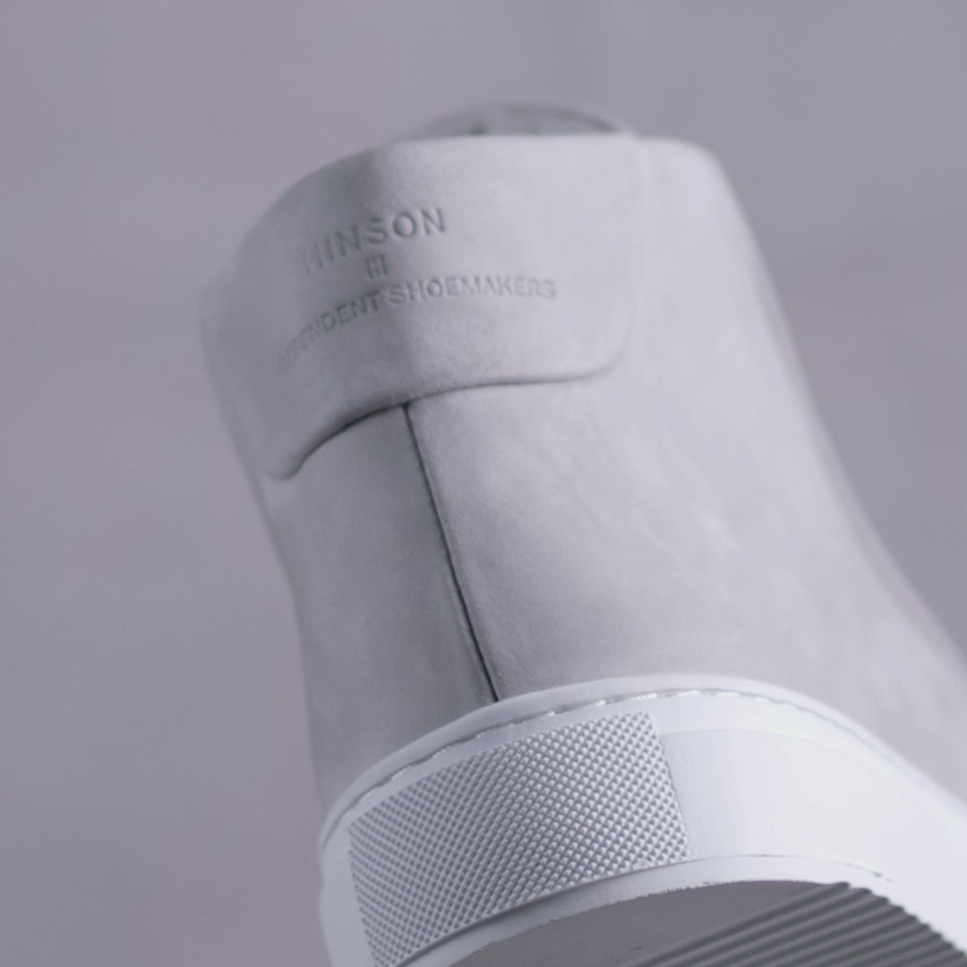 SORREN SINNET HIGH világosszürke bőr nubuk sneaker