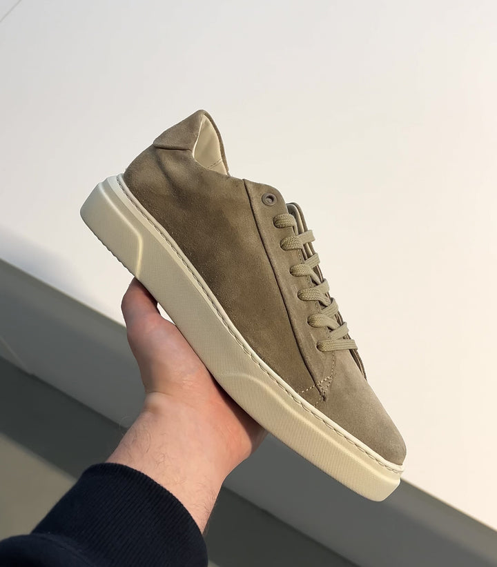 KEA BASE taupe Suede sneaker