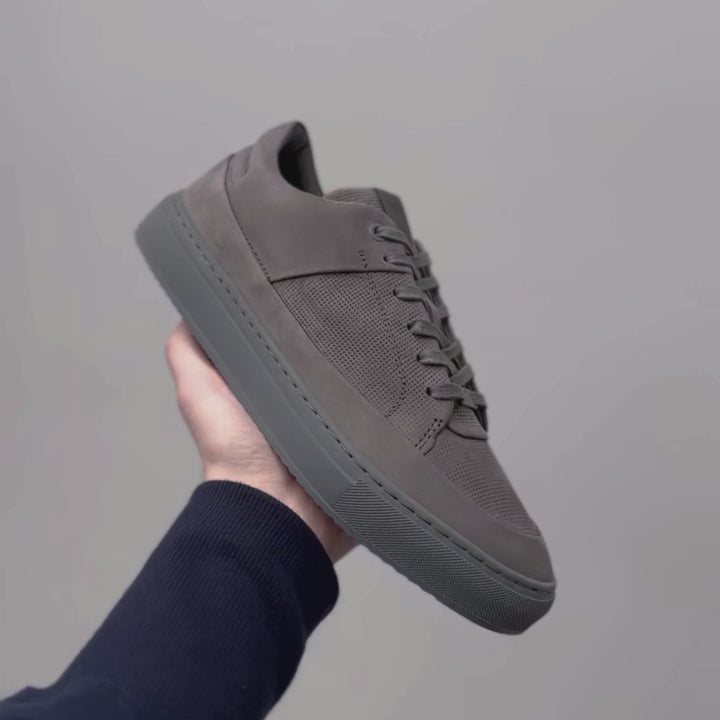 SORREN P3 LOW füstszürke Embossed sneaker