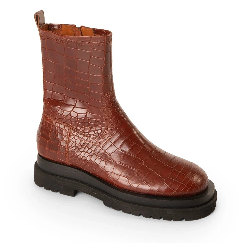 BADGER BOOT Tawny bőr csizma