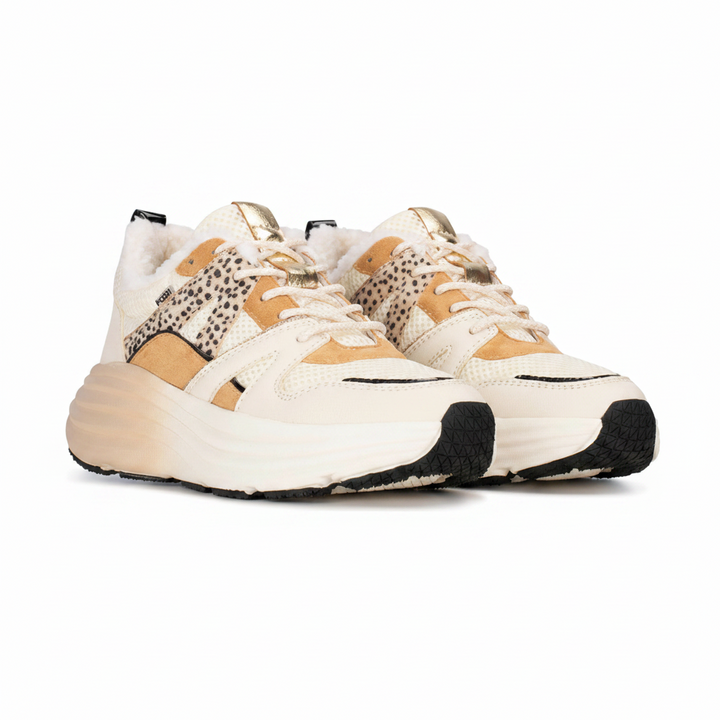 Wavy sneaker bej