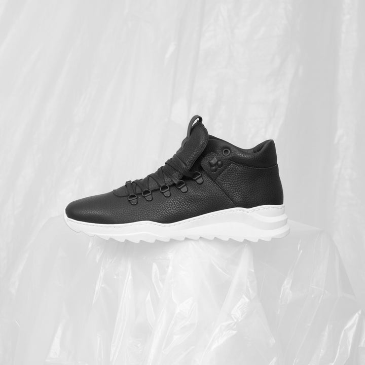 VIITOR ALPINA HIKING MID Fekete bőr