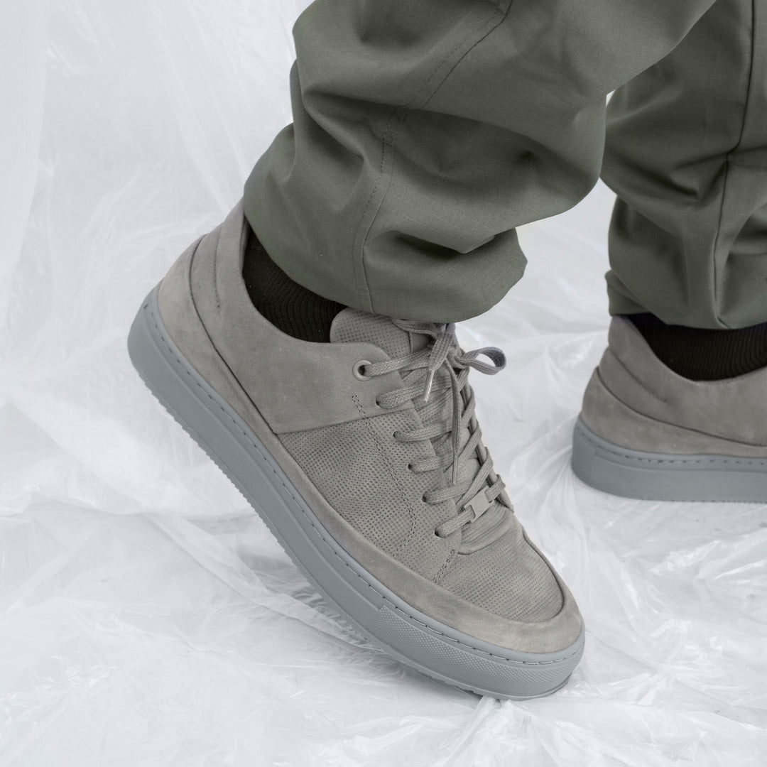 SORREN P3 LOW füstszürke Embossed sneaker