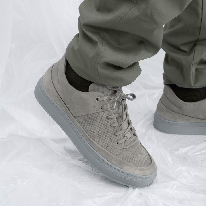SORREN P3 LOW füstszürke Embossed sneaker