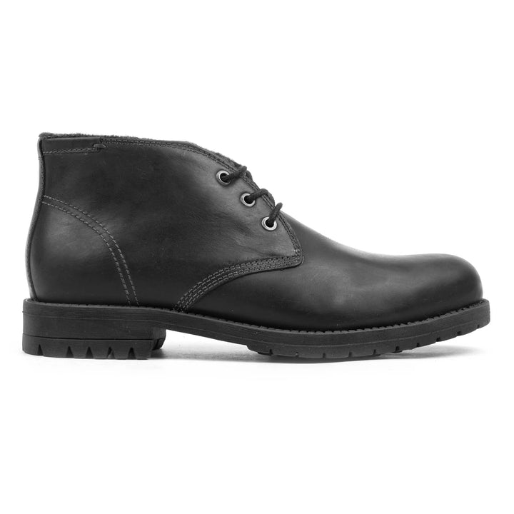 GORDON CHUCKA BOOT fekete bőr Pull up csizma