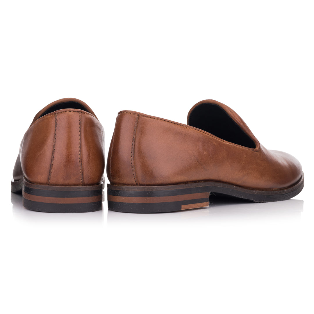 LIDIA LOAFER PLAIN Bruciatto bőr