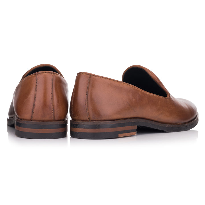 LIDIA LOAFER PLAIN Bruciatto bőr